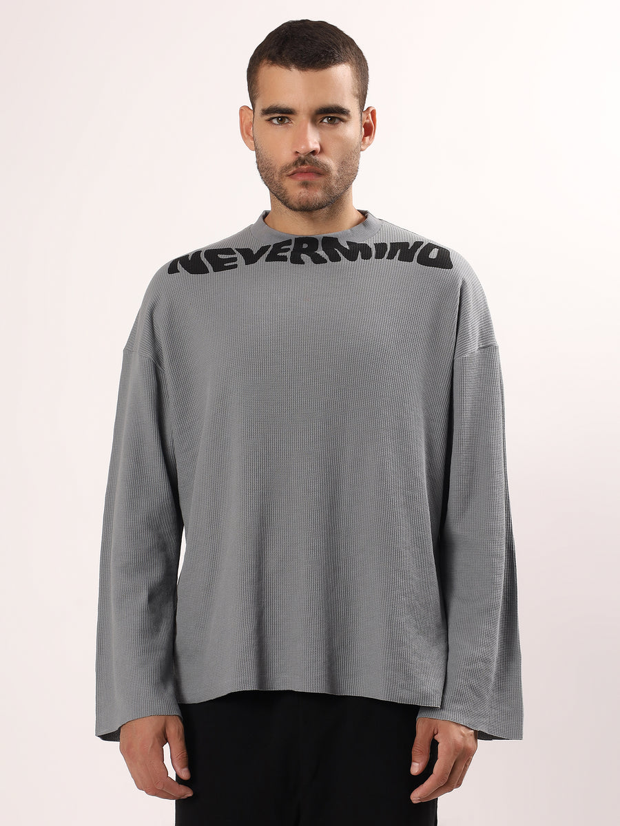 Nevermind Waffle Knit Top