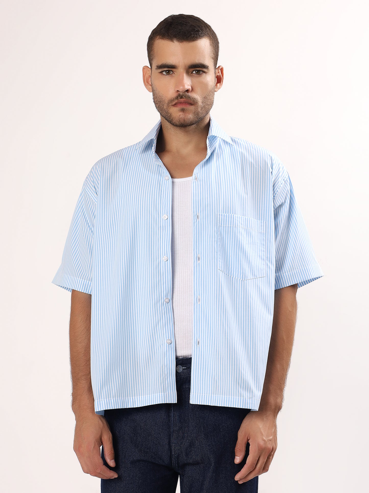 Stripe Boxy Shirt