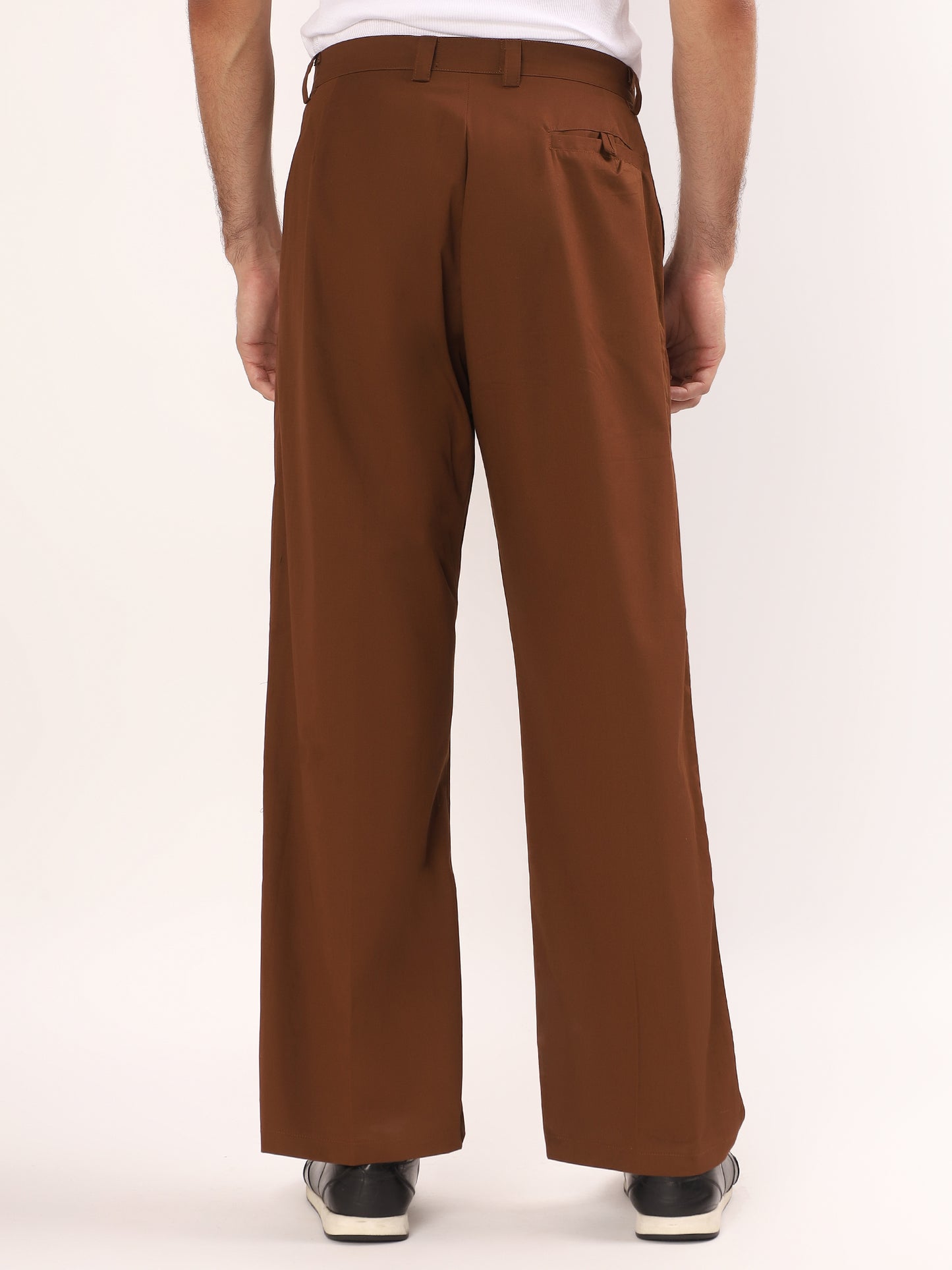 Pleat Wide Leg Trouser