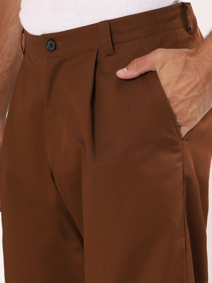 Pleat Wide Leg Trouser