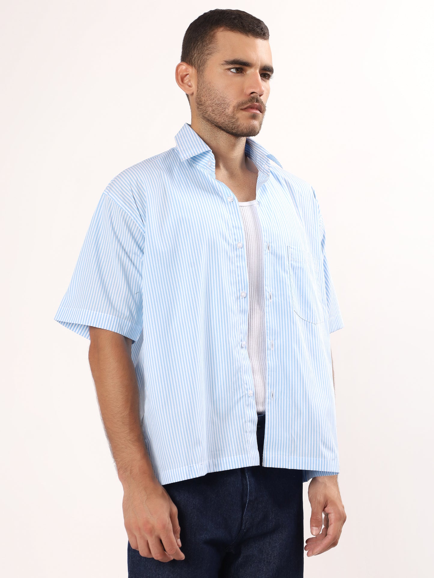 Stripe Boxy Shirt