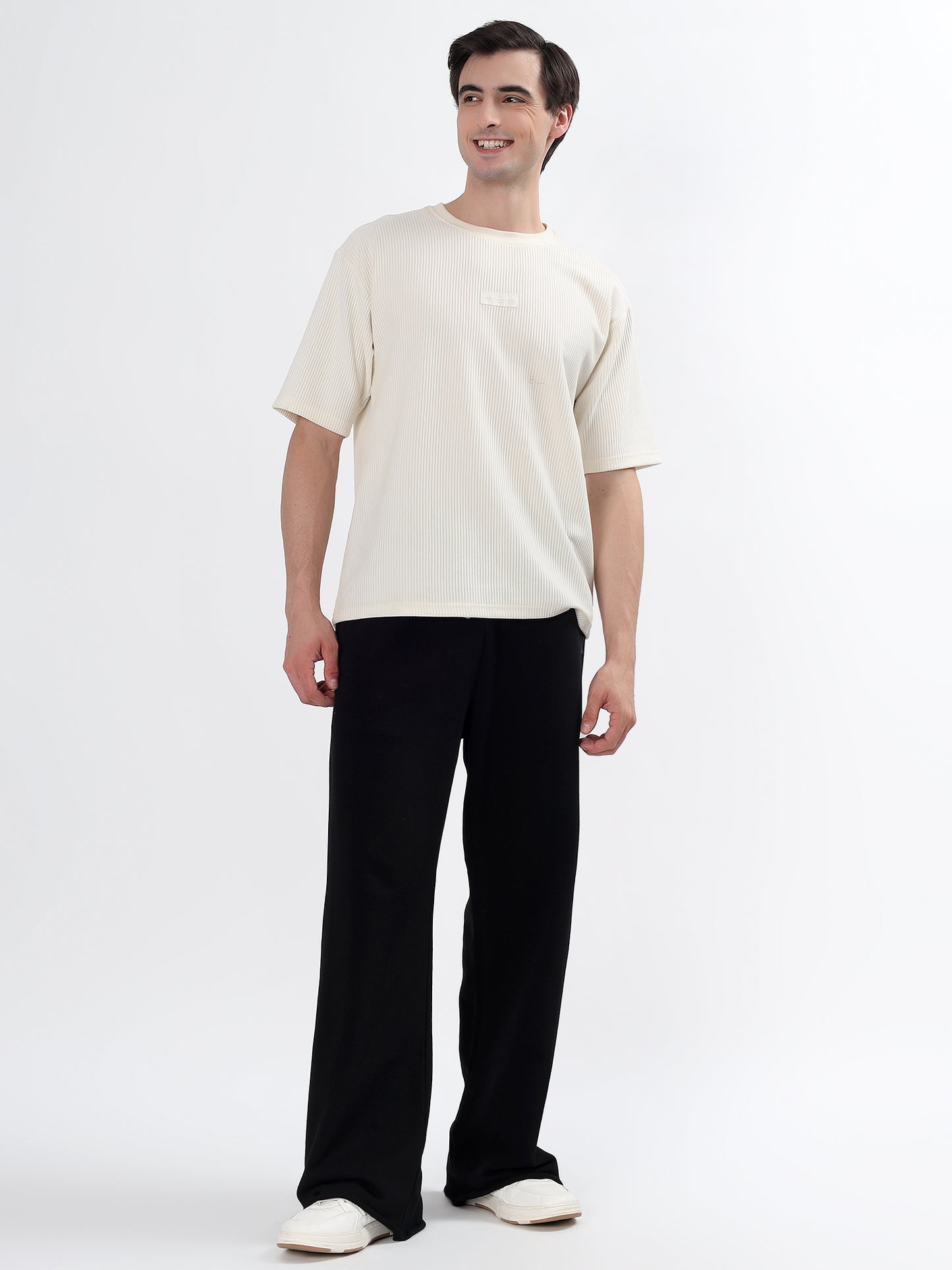 Frayed Wide Leg Jogger