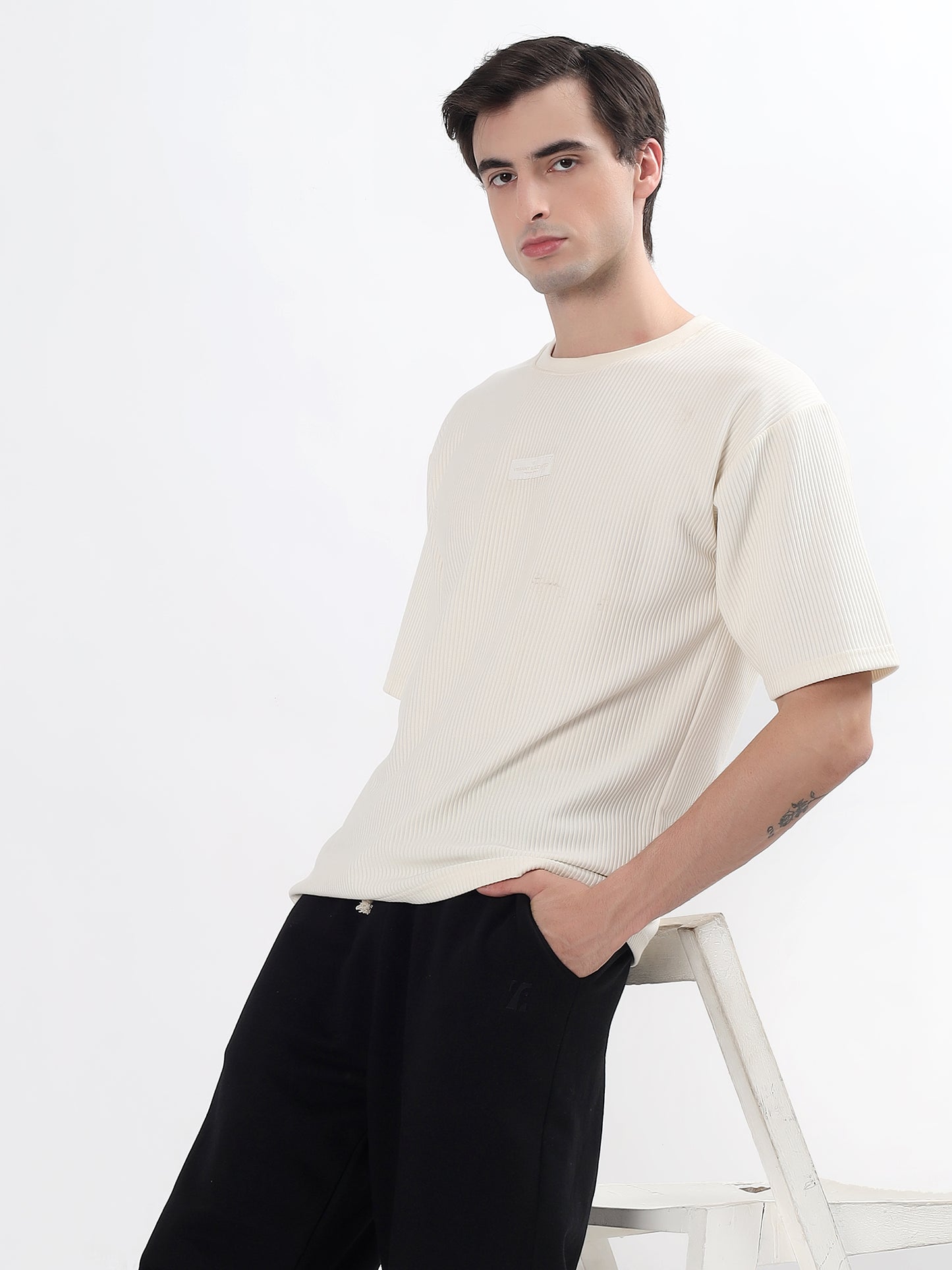 Frayed Wide Leg Jogger