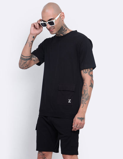 Single Pocket T-Shirt & Shorts Co-Ords