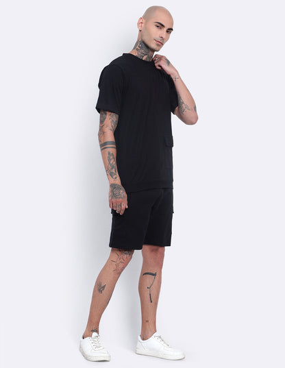 Single Pocket T-Shirt & Shorts Co-Ords