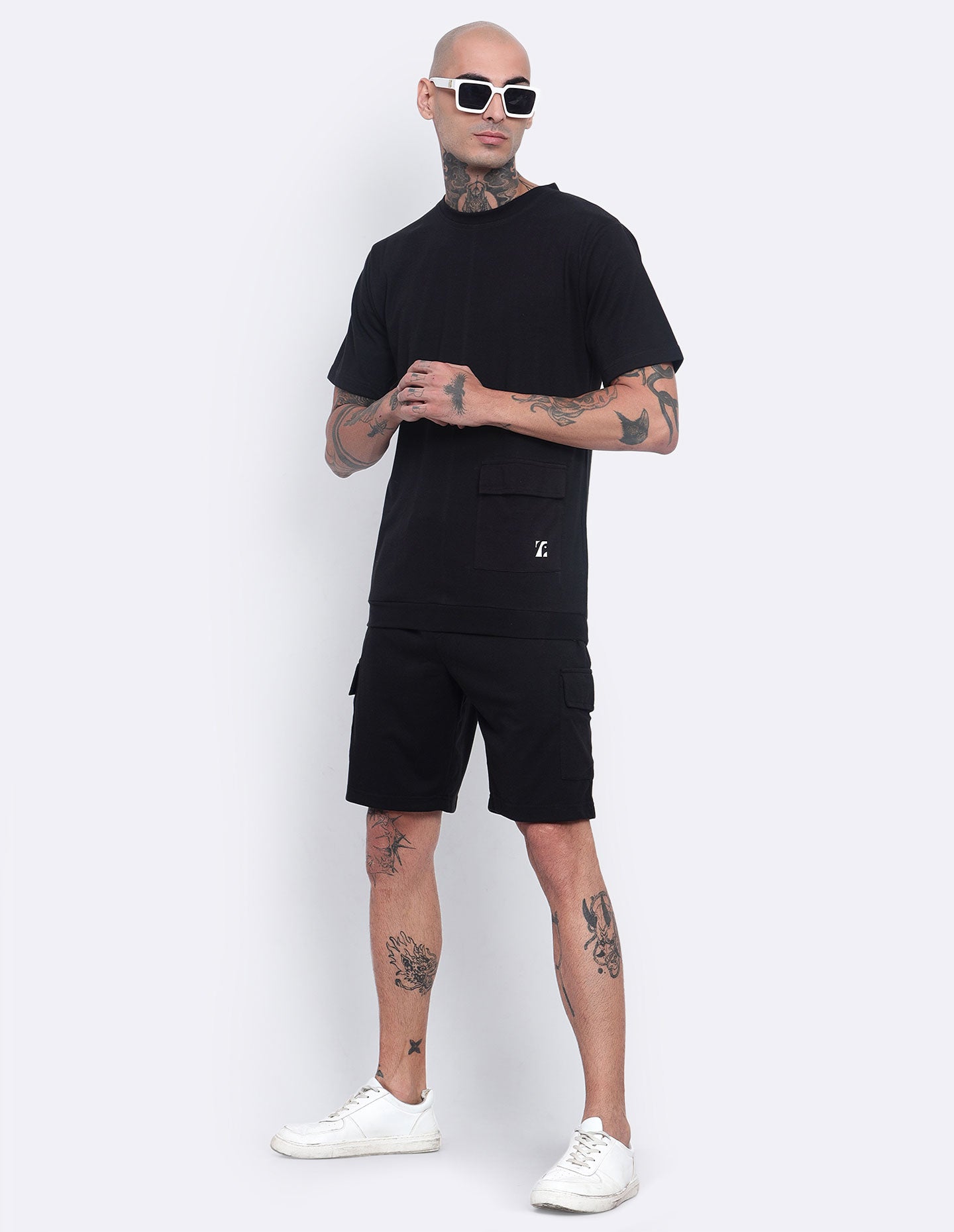 Single Pocket T-Shirt & Shorts Co-Ords