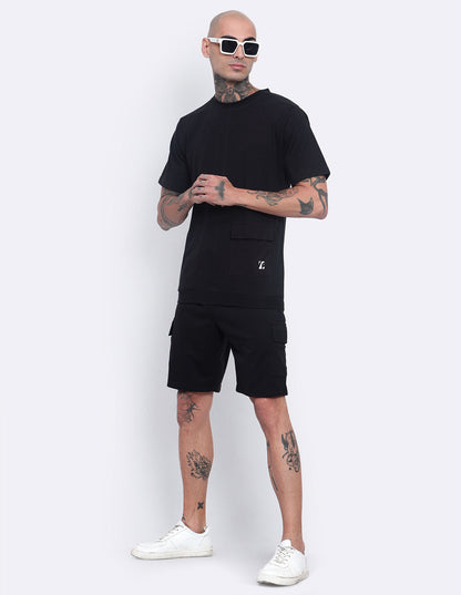 Single Pocket T-Shirt & Shorts Co-Ords
