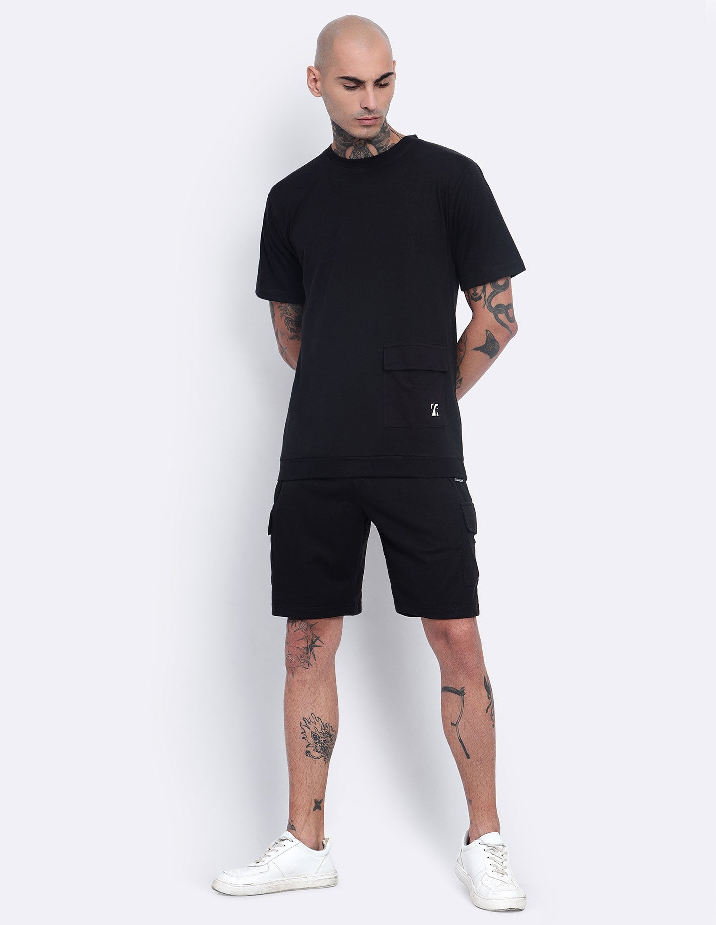 Single Pocket T-Shirt & Shorts Co-Ords