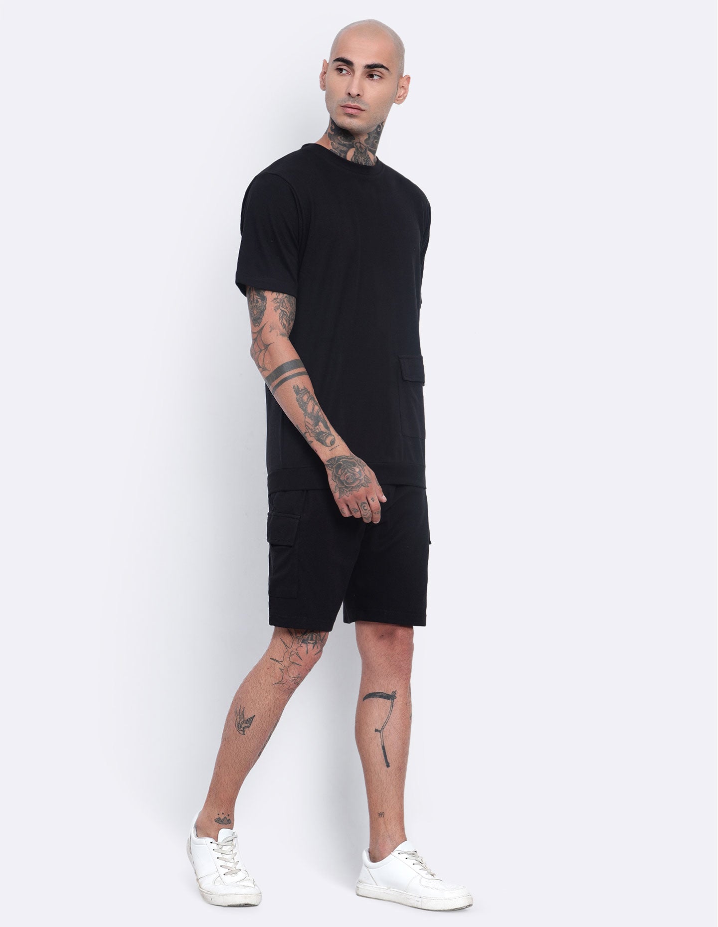 Single Pocket T-Shirt & Shorts Co-Ords