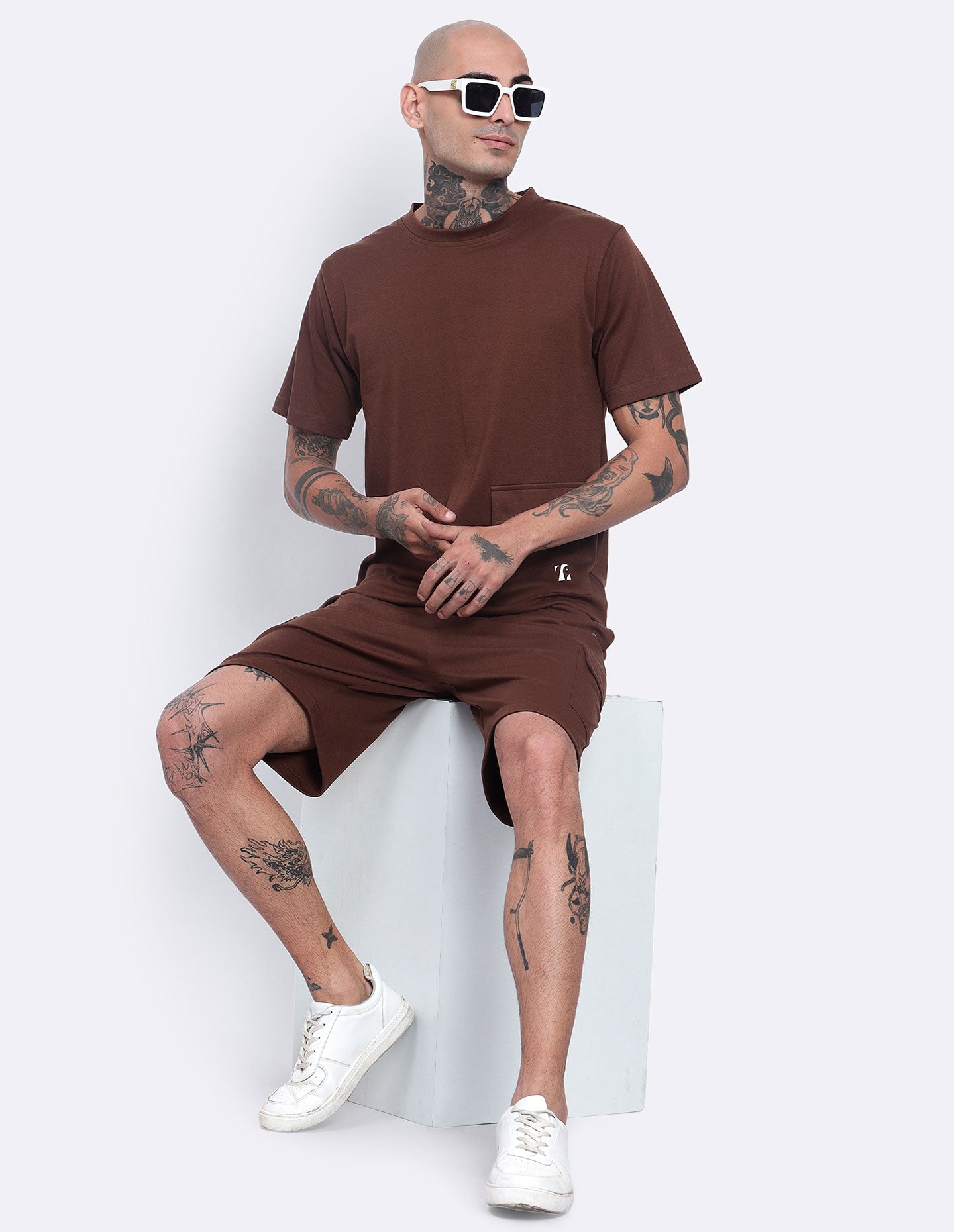 Single Pocket T-Shirt & Shorts Co-Ords