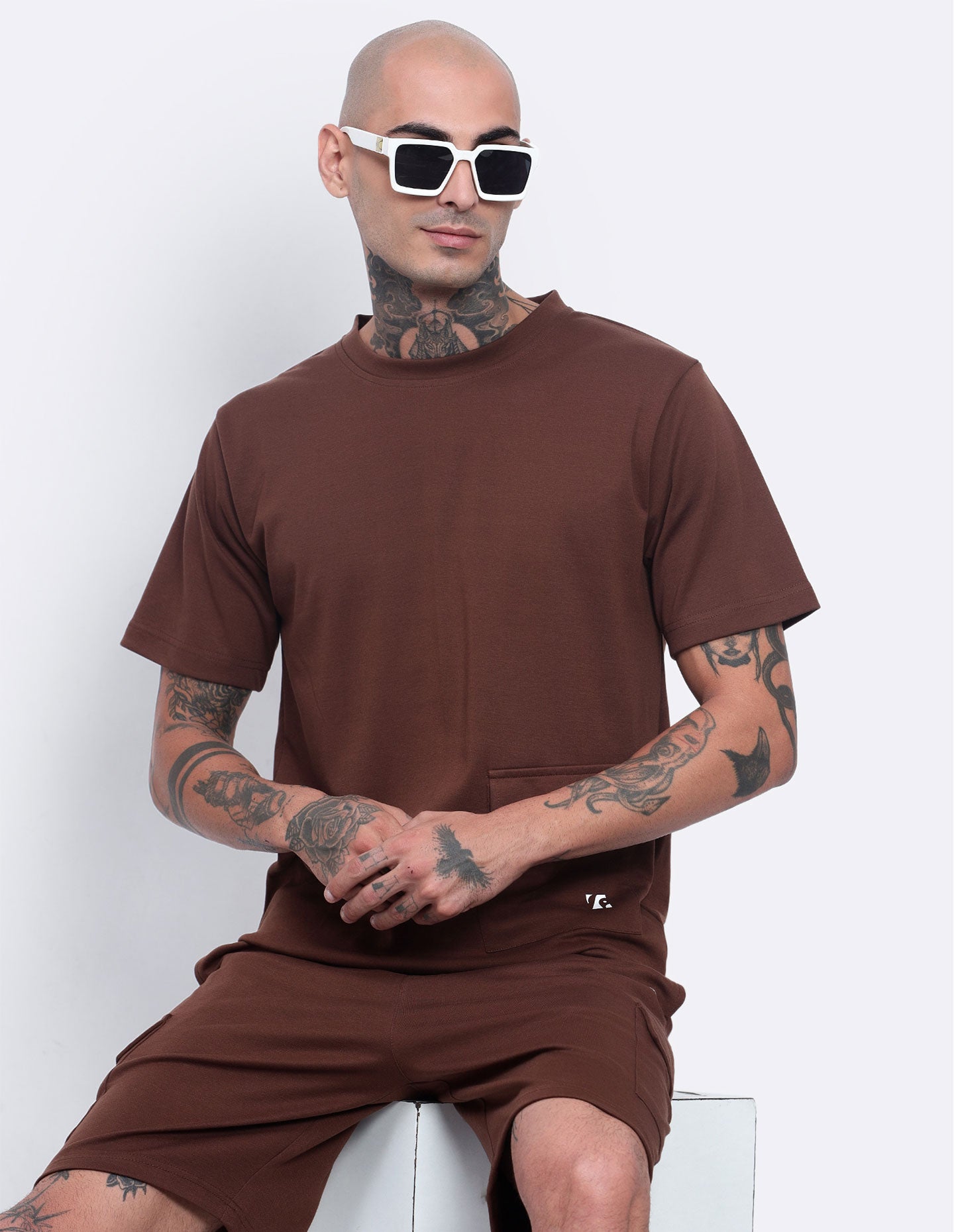 Single Pocket T-Shirt & Shorts Co-Ords