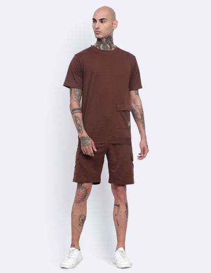 Single Pocket T-Shirt & Shorts Co-Ords