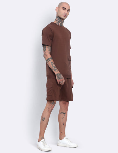 Single Pocket T-Shirt & Shorts Co-Ords