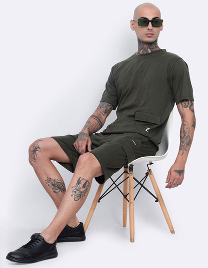 Single Pocket T-Shirt & Shorts Co-Ords