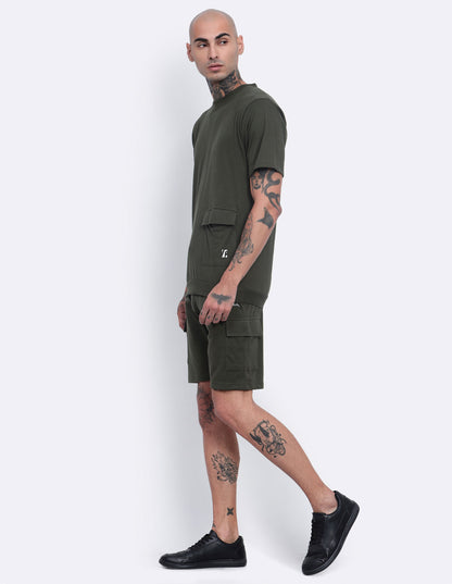 Single Pocket T-Shirt & Shorts Co-Ords