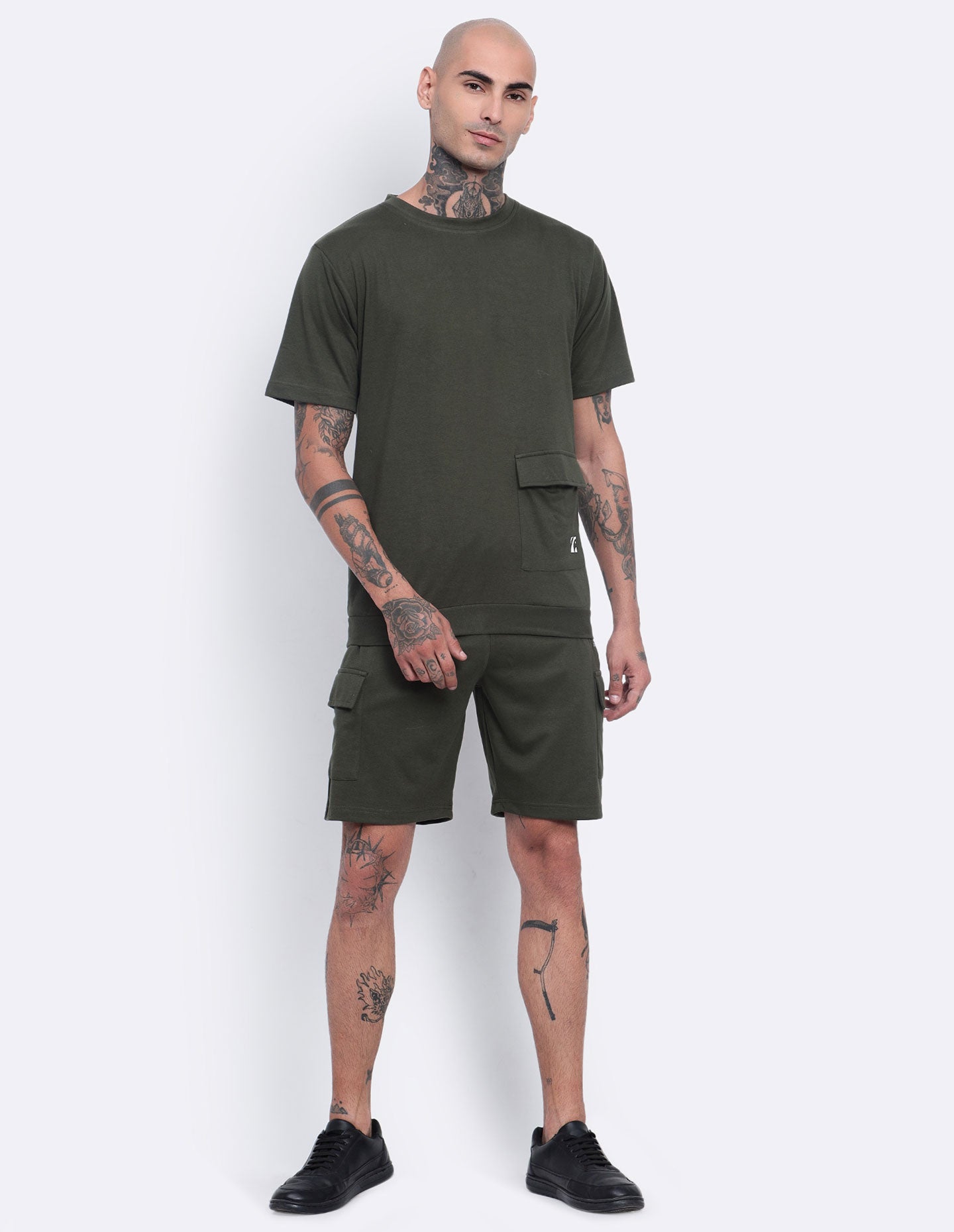 Single Pocket T-Shirt & Shorts Co-Ords