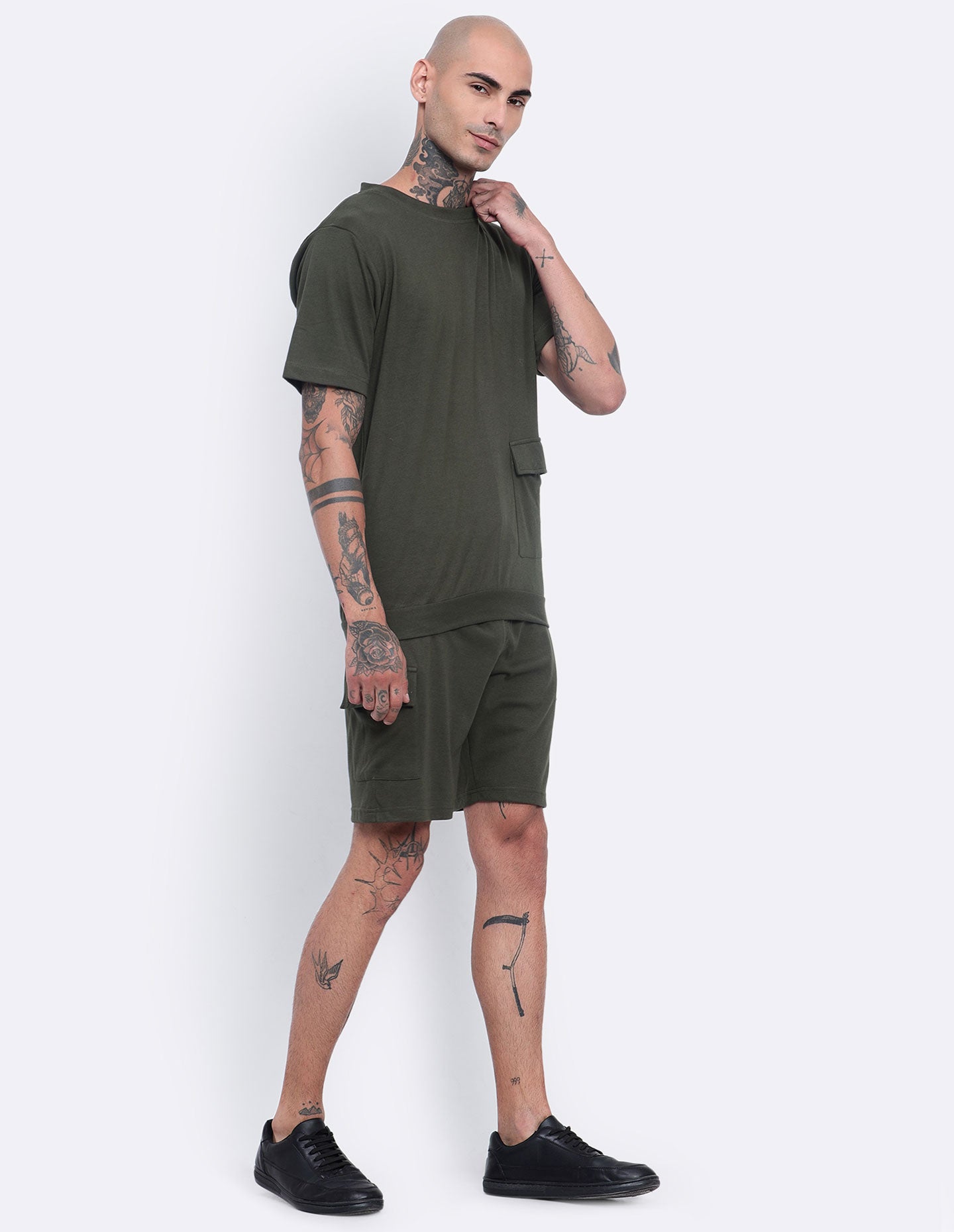 Single Pocket T-Shirt & Shorts Co-Ords