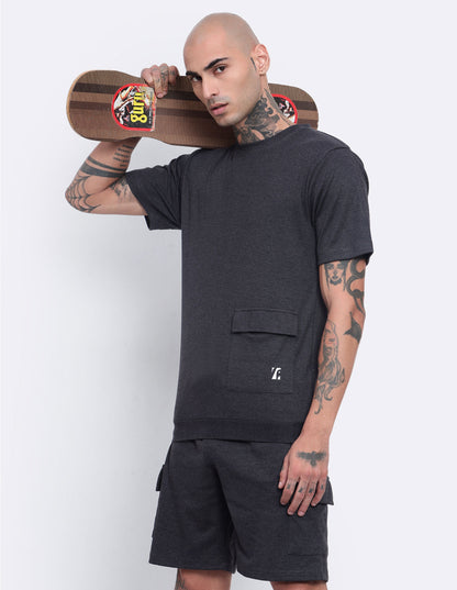 Single Pocket T-Shirt & Shorts Co-Ords
