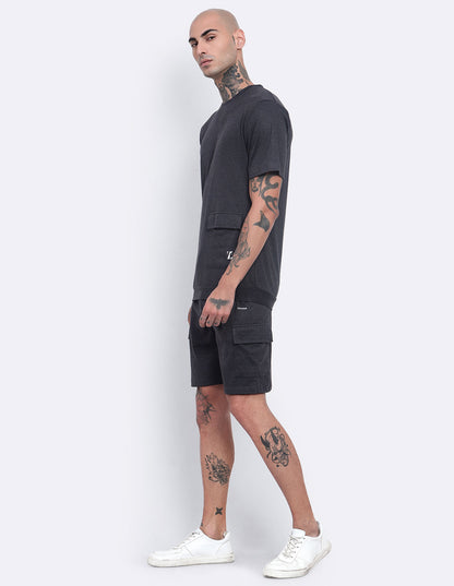 Single Pocket T-Shirt & Shorts Co-Ords