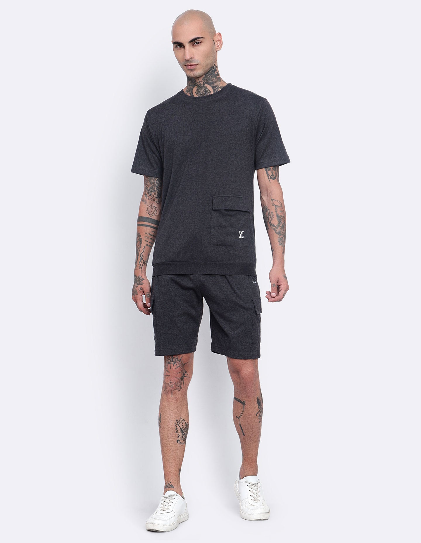 Single Pocket T-Shirt & Shorts Co-Ords