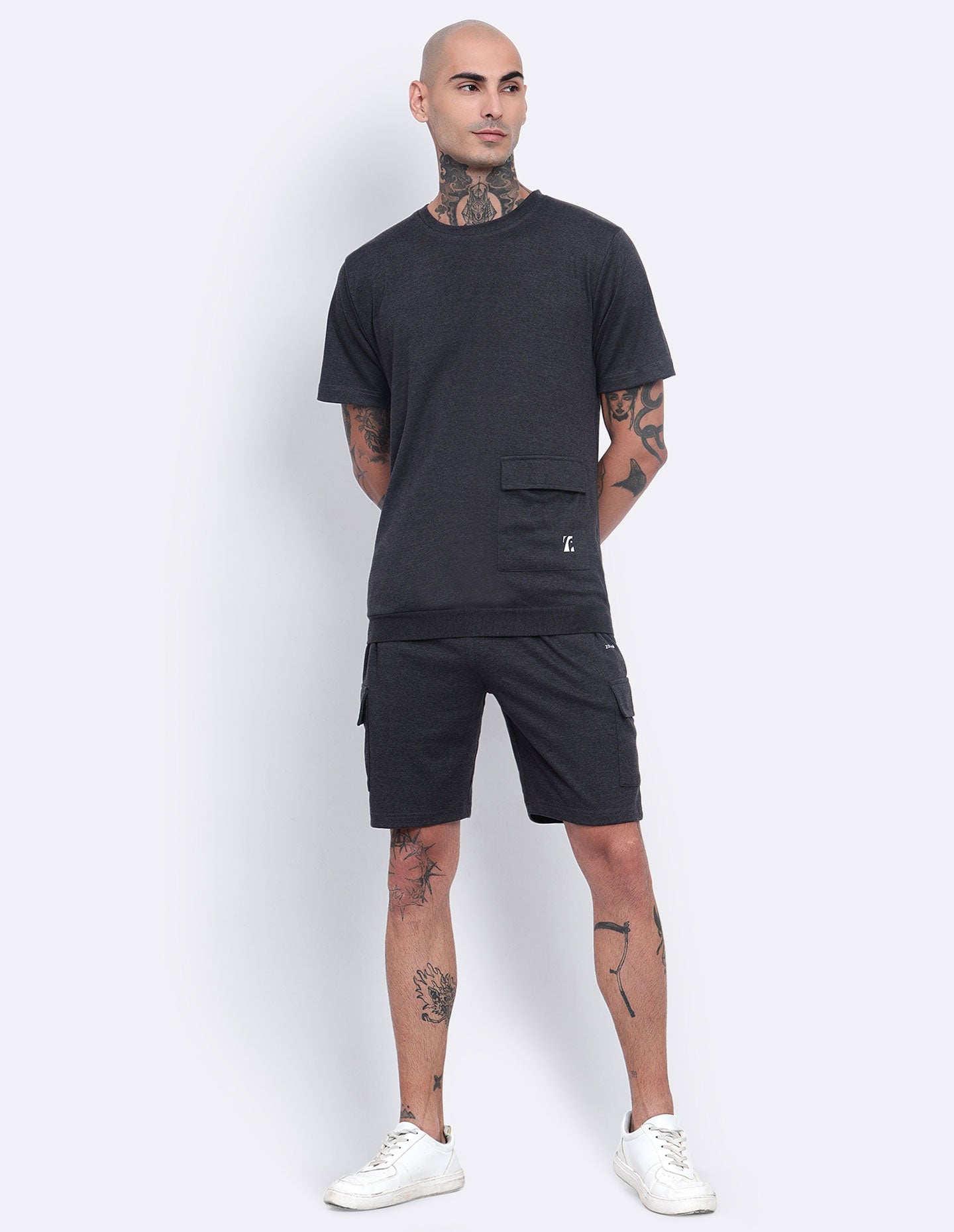 Single Pocket T-Shirt & Shorts Co-Ords