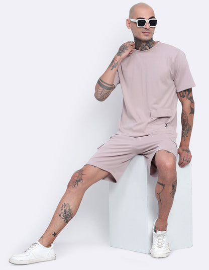 Single Pocket T-Shirt & Shorts Co-Ords
