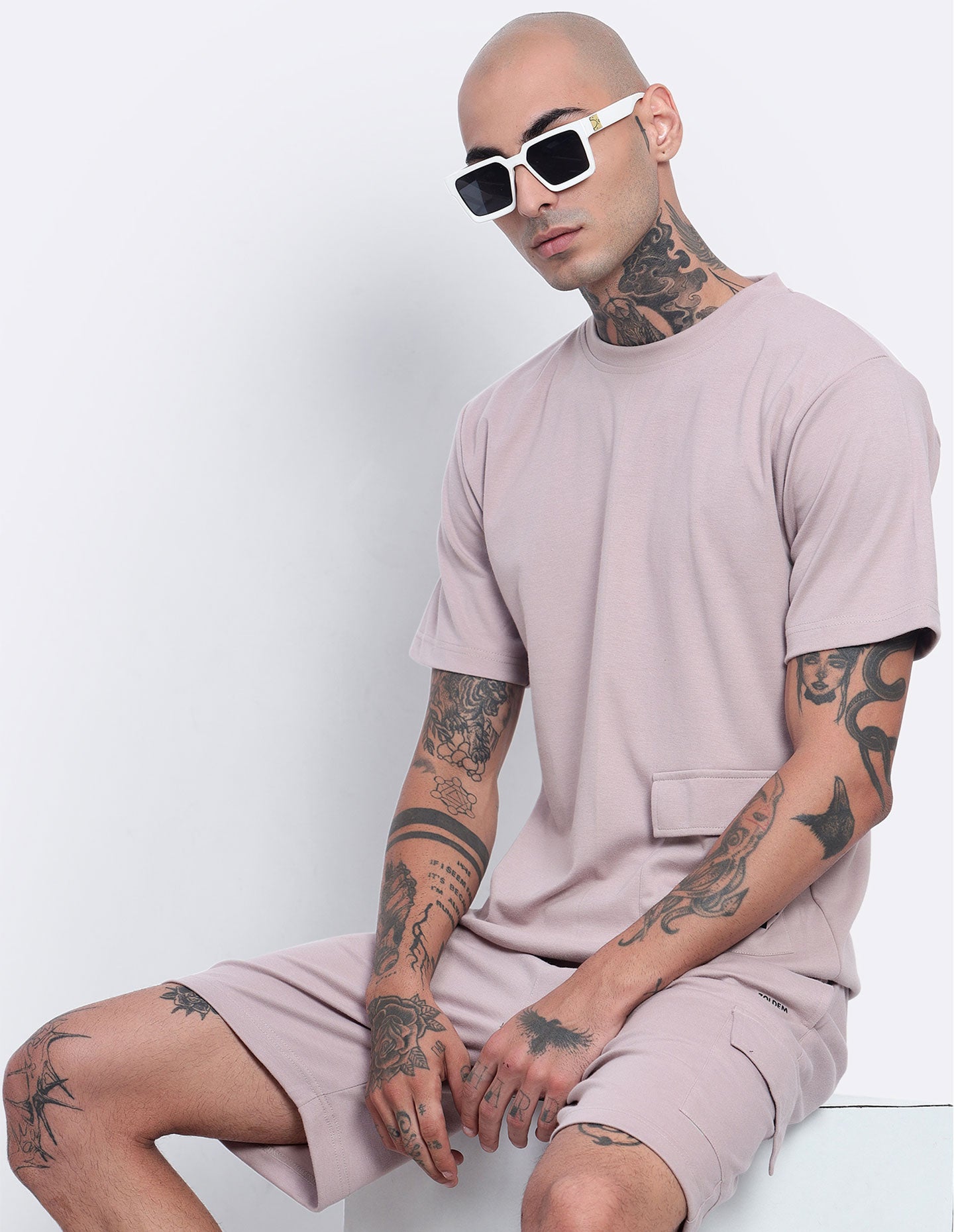 Single Pocket T-Shirt & Shorts Co-Ords