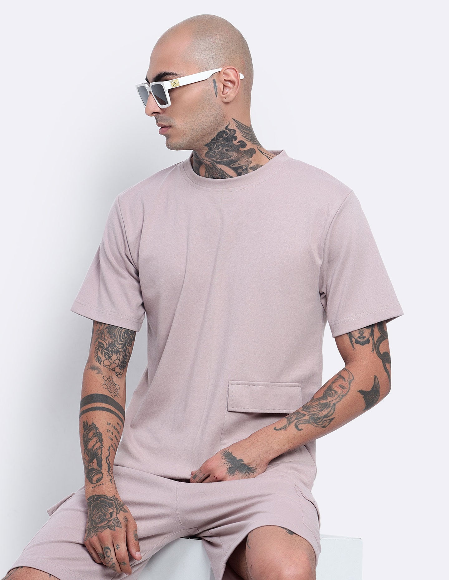 Single Pocket T-Shirt & Shorts Co-Ords