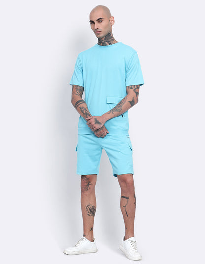 Single Pocket T-Shirt & Shorts Co-Ords