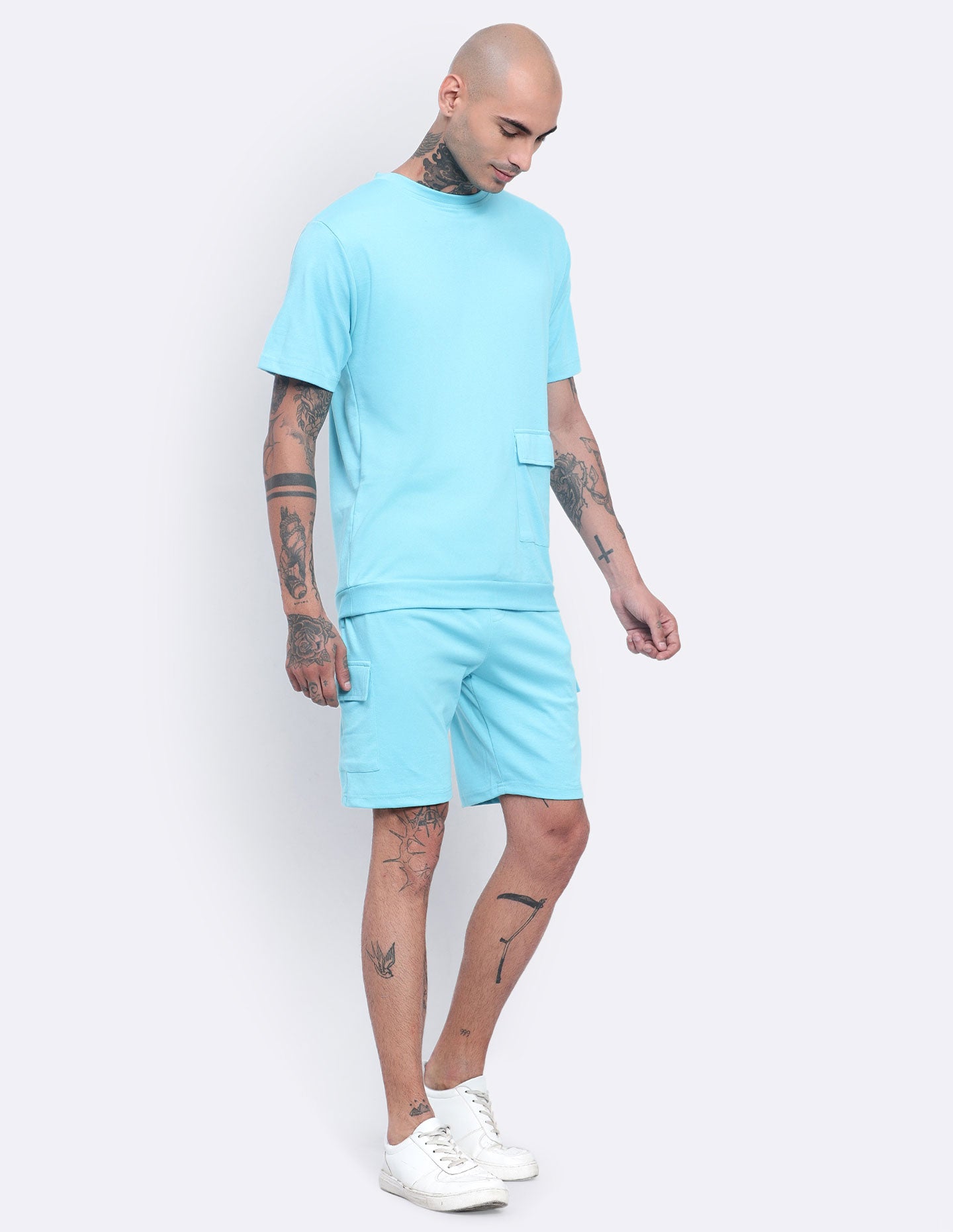 Single Pocket T-Shirt & Shorts Co-Ords