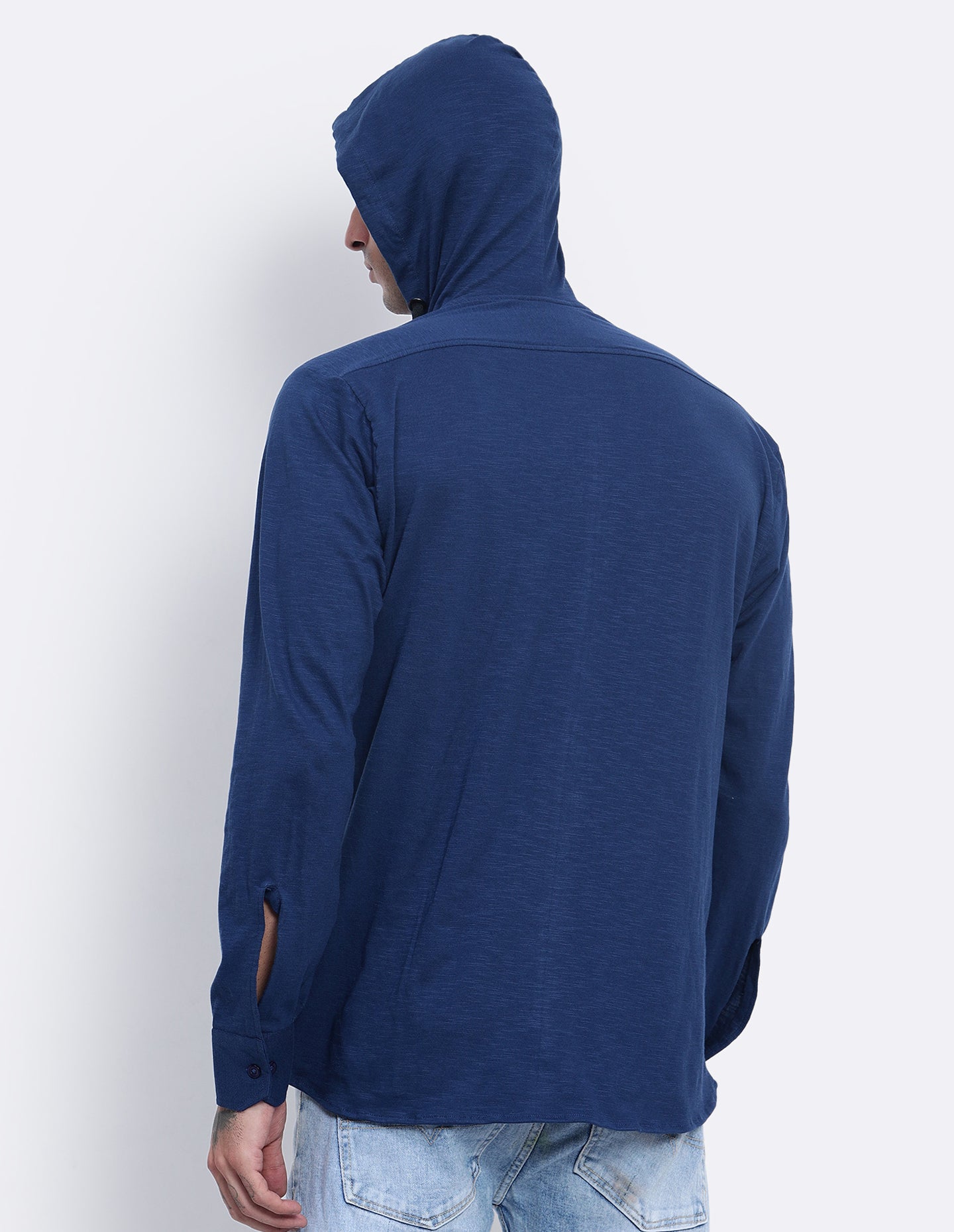 Textured Hoodie Shirt