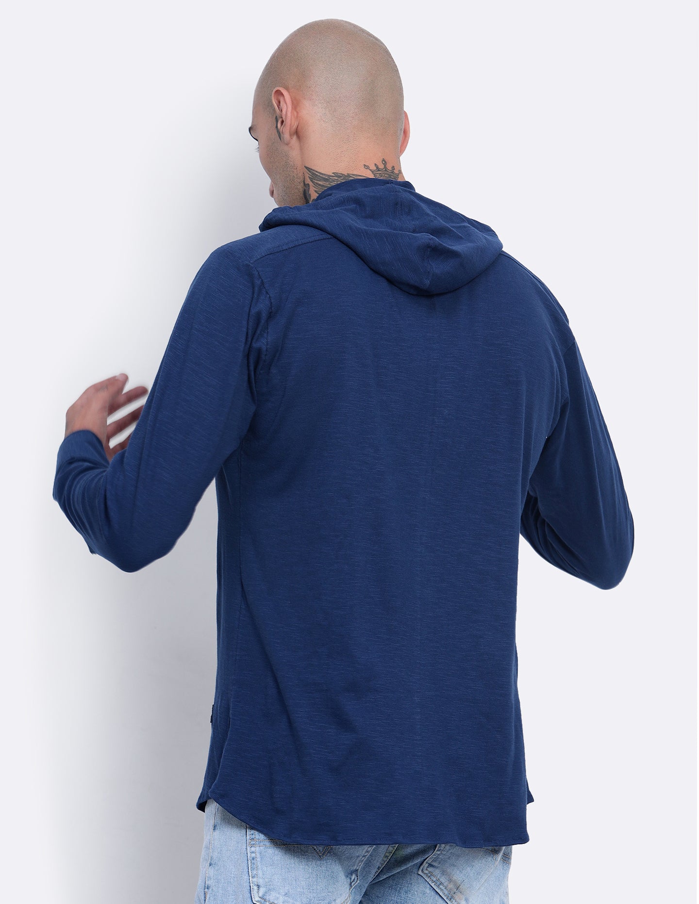 Textured Hoodie Shirt