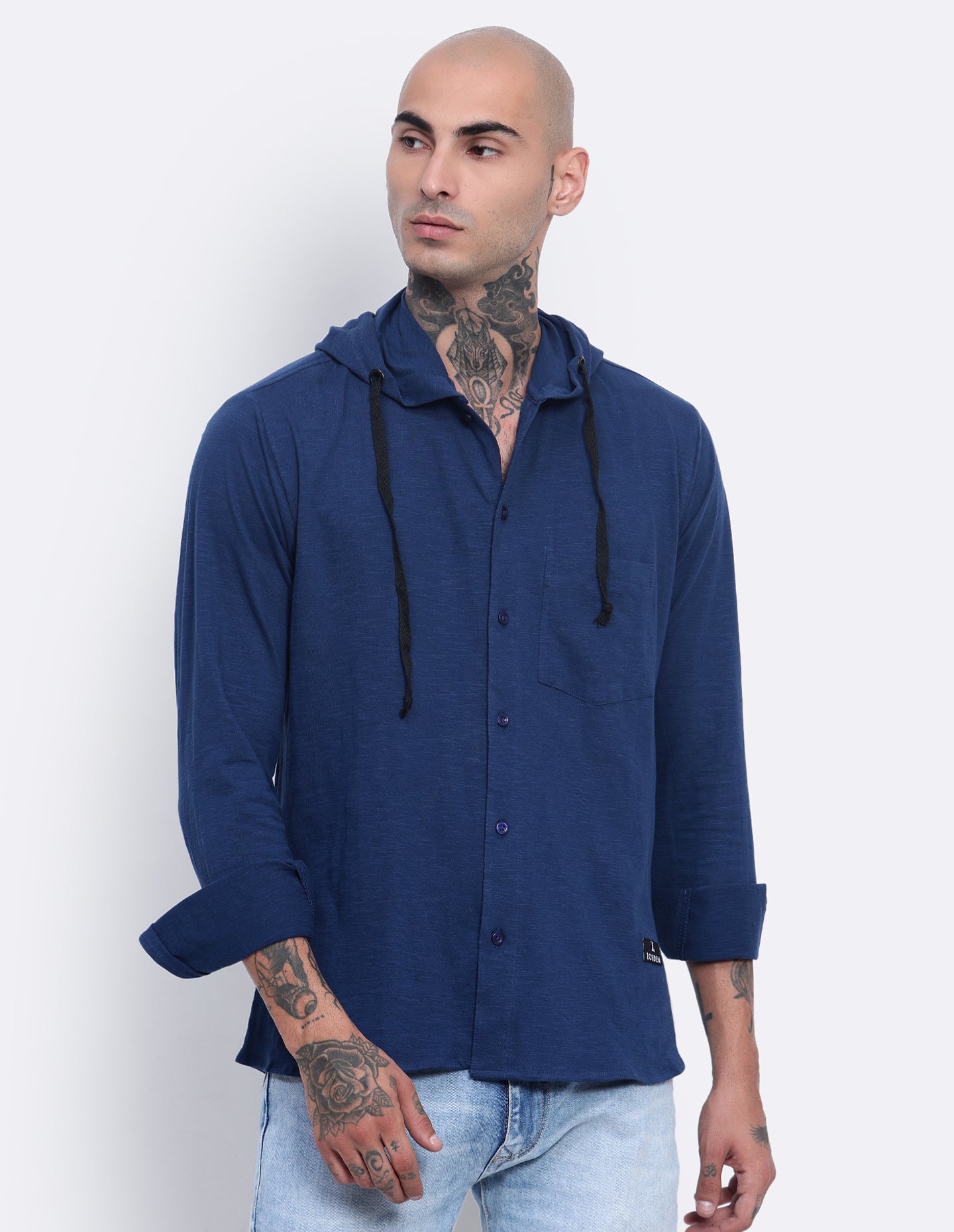 Textured Hoodie Shirt