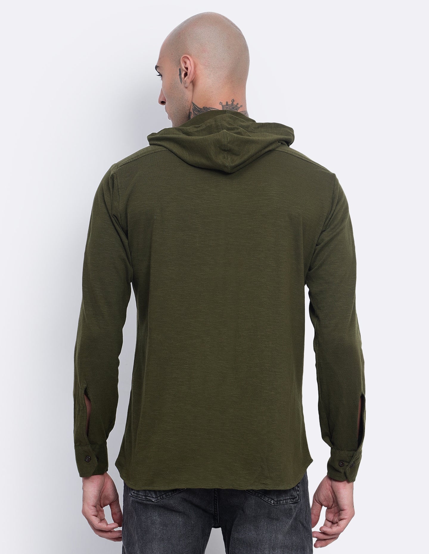 Textured Hoodie Shirt