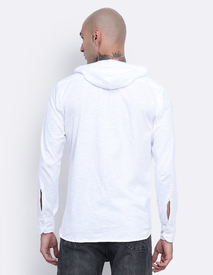 Textured Hoodie Shirt