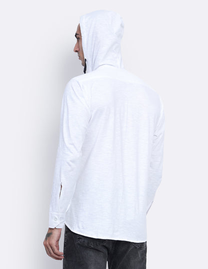 Textured Hoodie Shirt