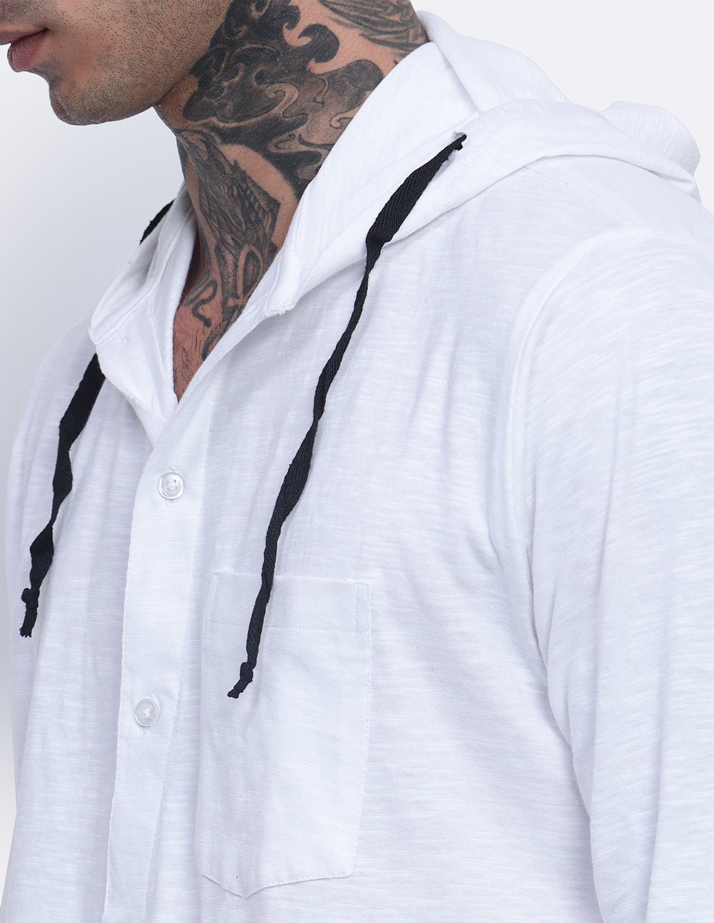 Textured Hoodie Shirt